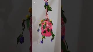 How to make easy and beautiful wall hanging|HANDMADE CRAFT#youtubeshorts #handmade#art #craft