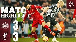 Highlights: Newcastle 3-3 Liverpool | Salah, Jones, Gordon, Isak & Schar Goals