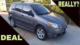 PONTIAC VIBE best high mileage used car buy?  from a mechanics standpoint Toyota matrix