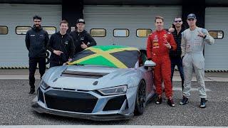 Tommi Gore & Senna Summerbell's Epic Audi R8 GT4 Racecar in Czech | First Test at Autódromo de Most