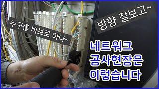 네트워크 공사 / 내부 선로 찾는 방법 보여드릴께요~