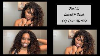 Curly Clip In Series: Install & Style Using Clip Over Method | BETTER LENGTH