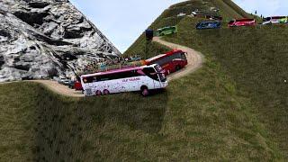 Impossible !! This road is really scary - most dangerous road in the world - Euro Truck Simulator 2