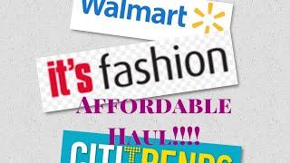 It’s An Affordable Haul: Walmart, It’s Fashion and CitiTrends!