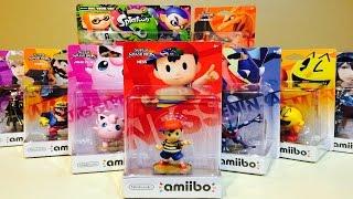 NESS UNBOXING + EVERY NEW AMIIBO!!! Lucina, Robin, Jigglypuff, Greninja, etc