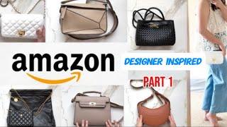 BEST of AMAZON *DESIGNER INSPIRED BAGS* Pt 1 - Chanel 22, WOC, Hermes Loewe Bottega #amazonfinds