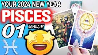 Pisces  YOUR 2024 NEW YEAR️HERE’S WHAT TO EXPECT️ horoscope for today JANUARY 1 2024  #pisces