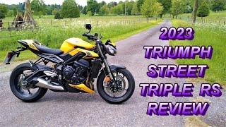  2023 TRIUMPH STREET TRIPLE 765 RS REVIEW 