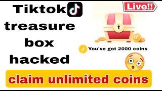 Get Unlimited Coins From Treasure Box On TikTok - Real Trick-2024||#tiktoktreasurebox #unlimitedcoin
