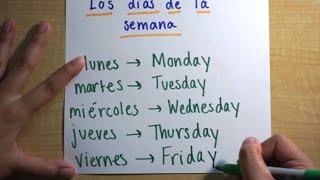 Learn Spanish || How to Say the Days of the Week!
