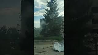 Знищений росіянами центр Липців, 2.07.24