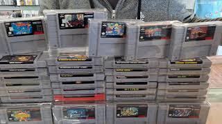 Bought a huge snes collection. Bunch of rare games