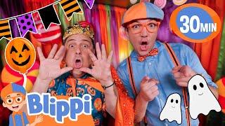 Sing Along to Blippi's Halloween Song!️  | BEST OF BLIPPI TOYS | Educational Videos for Kids