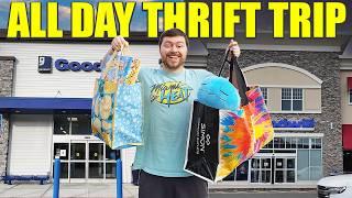 I WENT THRIFTING FOR 10 HOURS STRAIGHT! What Did I Find to Sell Online?