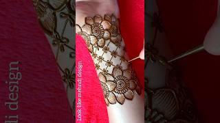 New stylish fronthand mehndi design | easy mehandi #shorts #short #mehndi #mehandi #mehndidesign