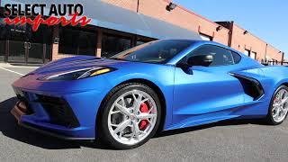 #21007, 2021 Corvette Stingray Coupe Z51 Performance PKG, Elkhart Lake Blue, Select Auto Imports, VA