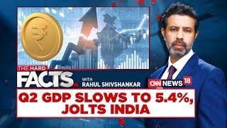 India's GDP Growth Slowed To 5.4% In July-September, Lowest In 2 Years | India GDP News  | News18