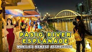 Pasig River Esplanade to Binondo Manila Walk | Calming View of Pasig River Framed by Urban Landscape