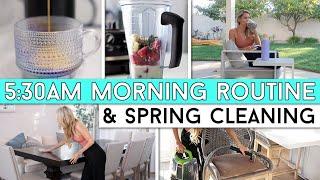 5:30AM PRODUCTIVE MORNING ROUTINE & Spring Cleaning Motivation!