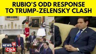 Marco Rubio’s Tense Body Language At Trump-Zelensky Meet Sparks Online Speculations And Meme |N18G