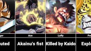Cause of Death One Piece Characters