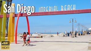 San Diego California - Imperial Beach - 4K Walking Tour