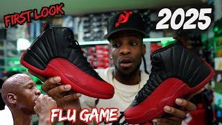 TRUE TO OG?? FIRST LOOK 2025 JORDAN 12 FLU GAME! ARE THEY WORTH PICKING UP IN 2025?