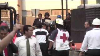 Raw: Explosion at Pemex Headquarters in Mexico