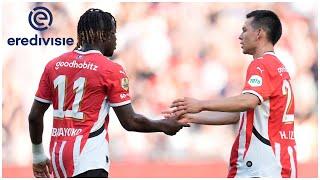 GOL DE CHUCKY LOZANO: PSV ya le gana 2-0 a Go Ahead Eagles | Eredivisie