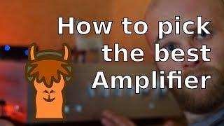 Guide to buying amplifier