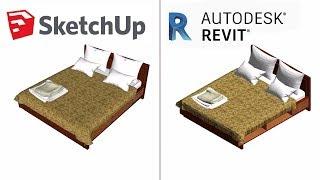 How to Convert SketchUp Model to Revit Family (With Materials)