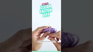 How to Crochet : Clean Fasten Off - Beginner Amigurumi Tutorial