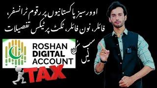 Overseas Pakistan new taxes | filer, non filer, ticket tax,Roshan digital account money transfer tax