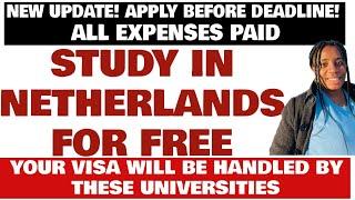 MOVE TO NETHERLANDS FOR FREE | YOUR VISA WILL BE PROCESSED FOR YOU | HOUSING AND VISA COVERED