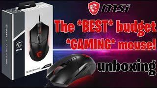 Unboxing the BEST BUDGET RGB Gaming Mouse from MSI (MSI Clutch GM08)