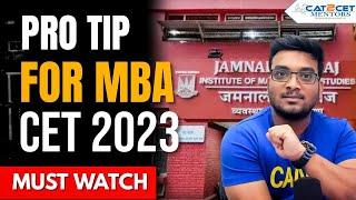 PRO TIP For MBA CET Aspirants | MBA CET 2023.