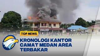 Kebakaran Gedung Kecamatan di Medan Area