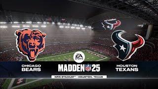 Bears vs Texans Week 2 Simulation (Madden 25 PS5)