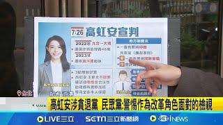 高虹安涉詐領助理費案 一審判決7年4月將遭停職 涉貪一審遭判7年4月 高虹安:將提上訴.退出民眾黨│【台灣要聞】20240726│三立iNEWS