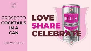Passion Star Cocktail + Prosecco In A Can. Delicious Ready To Drink: Bella Vino by Bella Principessa