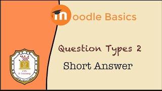 Creating Short Answer Question on Moodle