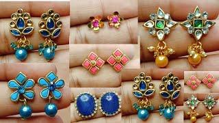 Beautiful Handmade Earrings making Video//Trending Kundan Earrings//diy earrings