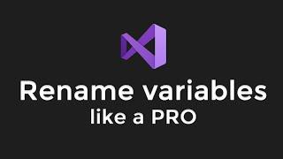 Visual Studio Tip #1 - How to rename variables #Shorts