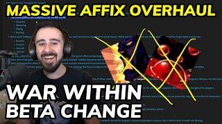 Affix OVERHAUL in War Within - Sanguine and Bolstering FINALLY gone!