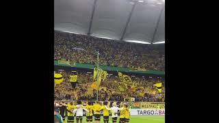 Germany cup40 000 Borussia Dortmund fans travelled to Hamburg for a match against 1.FC Phönix Lübeck