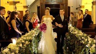 Bride's Entry with Mendelssohn's Wedding March | Church São Jose Jardim Europa Choir and Orches...