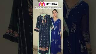 FESTIVE kurta set haul | Myntra kurta set |  Myntra haul Pakistani kurta set #myntrahaul