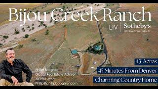 Discover Bijou Creek Ranch: 43 Acres of Serenity in Byers, Colorado