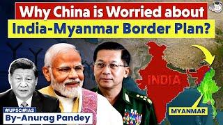 What is India's Plan to Fence Border with Myanmar? | Myanmar & China | UPSC GS2