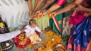 VIVAAN | 5 months | Bhogi pallu celebrations | Sankranti Sandellu |